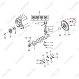 Vòng bi bánh đà N-32203-FU400