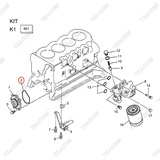 Gioăng bơm nhớt A-15025-43G01