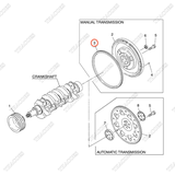 (MT) Vòng răng bánh đà A-12312-L1802