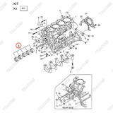 Bạc trục cam A-13005-51N0A, A-13006-43G05, A-13007-43G05, A-13008-43G05, A-13009-43G05