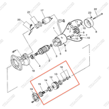 Cụm răng côn đề A-23312-6T000 (Inc 12-16)