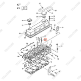 Bugi sấy A-11065-10T01 (4c) (24V) (FD20C7, FD20T7, FD20W7, FD25C7, FD25T7, FD25W7, FD30C7, FD30T7, FD30W7)