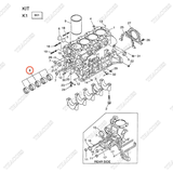 Bộ bạc trục cam A-13002-43G05 (Std) (2003.8-)