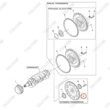 (AT) Bánh đà A-12331-40K00 (FD20C7, FD20T7, FD20W7, FD25C7, FD25T7, FD25W7, FD30C7, FD30T7, FD30W7)