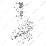 Bộ bạc biên A-12117-2W200 (+0,25)