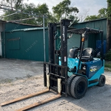 Xe nâng Sumitomo điện 2.0 tấn ngồi lái lốp kép cột chui công