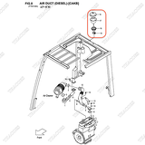 (CAKB) Hộp lọc gió thô 522B0-92021