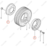 La zăng ghép 23654-40501 (600-9)