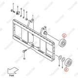 (VFHM2N5) Vòng bi nâng hạ 277P8-22051 (119mm)