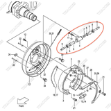 Xi lanh phanh bánh 234A3-72001