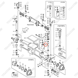 Trục ắc phi nhê trái 22N54-32201