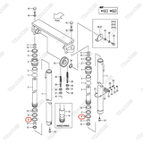 (VFHM2N5) (xi lanh 2 bên) Phớt piston B-30161-50046