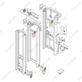 (VFHM2N5) Vòng bi nâng hạ 277P8-22051 (119mm)