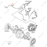 (MT) Ống dầu phanh phải 22N45-42701