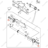 (Seri 223-Up) Phớt bụi 24320-56871 (2c) (Kit)