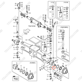 (Seri 276-Up) Khớp lái trái 22B54-32511