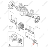 Gioăng 24453-02102, trục láp