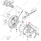 Đệm hãm đầu guốc phanh 23653-72131