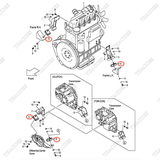 Cao su giảm chấn 22N51-00161 (hộp số và động cơ)