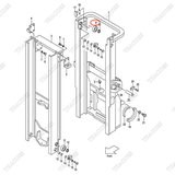 (35/40) Vòng bi nâng hạ 23818-20701 (OD143,5)