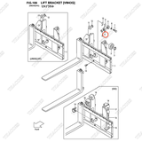(45) Vòng bi nâng hạ 24258-33401 (OD91,5)