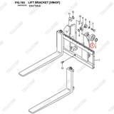 (45/50) Vòng bi nâng hạ 23818-20701 (OD143,5)