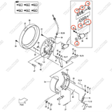 (45/50) Cuppen xi lanh bánh C-K2-11254-52204; C-K2-11254-52002
