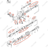 Bộ cuppen côn trên 224W5-32501 (inc 27-58)