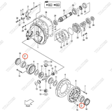Vòng bi trục láp 124T3-52261