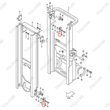 (35/40) Vòng bi nâng ngang 23818-30301 (OD67)