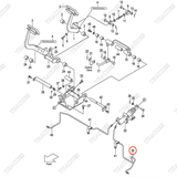 (35T9/40T9) Ống dầu phanh trái 243E5-40211