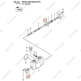 (Ngăn nâng hạ) Phớt bụi B-21111-43001