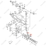 (OBT) Bộ bulong tắc kê 24354-42301; 01400-10020; 24354-32311