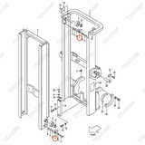 (35/40) Vòng bi nâng ngang 23818-30301 (OD67)