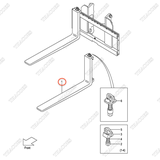 (35/40) Càng nâng 24328-10514 (1070mm)