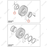 La zăng ghép 22314-40101 (700-12) (FD35/FD40)
