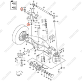 (GB) (K1 901) Phớt mỡ 23654-32081 (2 cái)