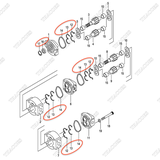 Bộ gioăng bơm thuỷ lực 124W7-10351