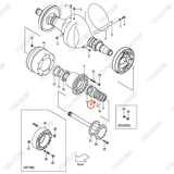 Phớt dầu đầu láp 235C3-02001