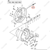 (35/40) Cáp phanh tay bánh phải 20803-71011