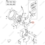 (45/50) Thanh chống phanh tay phải C-52-11252-24580