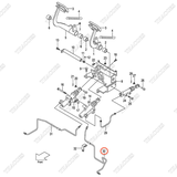 (FD45C9) Ống dầu phanh trái 243F5-40211