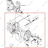 Cụm phanh phải 22Y53-70101