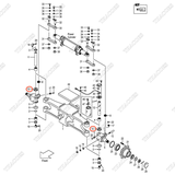 (K1 901) Vòng bi tì 03126-83201 (2 cái)