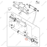 (Seri 1-2226) (OBT) (K1 901) Phớt piston 514A2-42201 (1 bộ 2 thành phần)