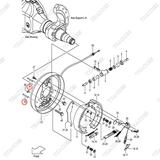 Chốt hãm guốc phanh C-52-51308-54160