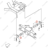 Bạc đệm gối cầu 22N54-32321