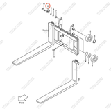 (VFM2N5) Vòng bi ngang 22N58-32701 (42mm)