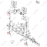 (K1 901) Phớt bụi 214A4-32161 (3 cái)
