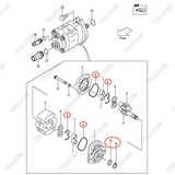 Bộ phớt bơm 110F7-12001